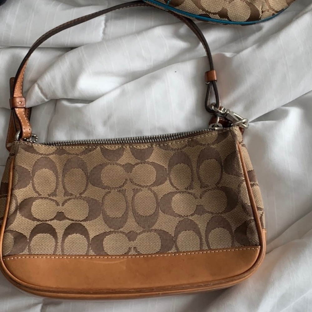 Brown mini coach